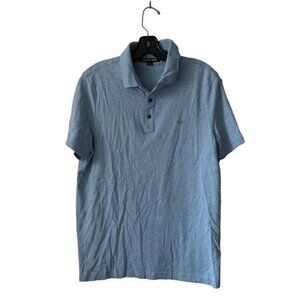 Men's Michael Kors Blue Cotton Polo Size Med